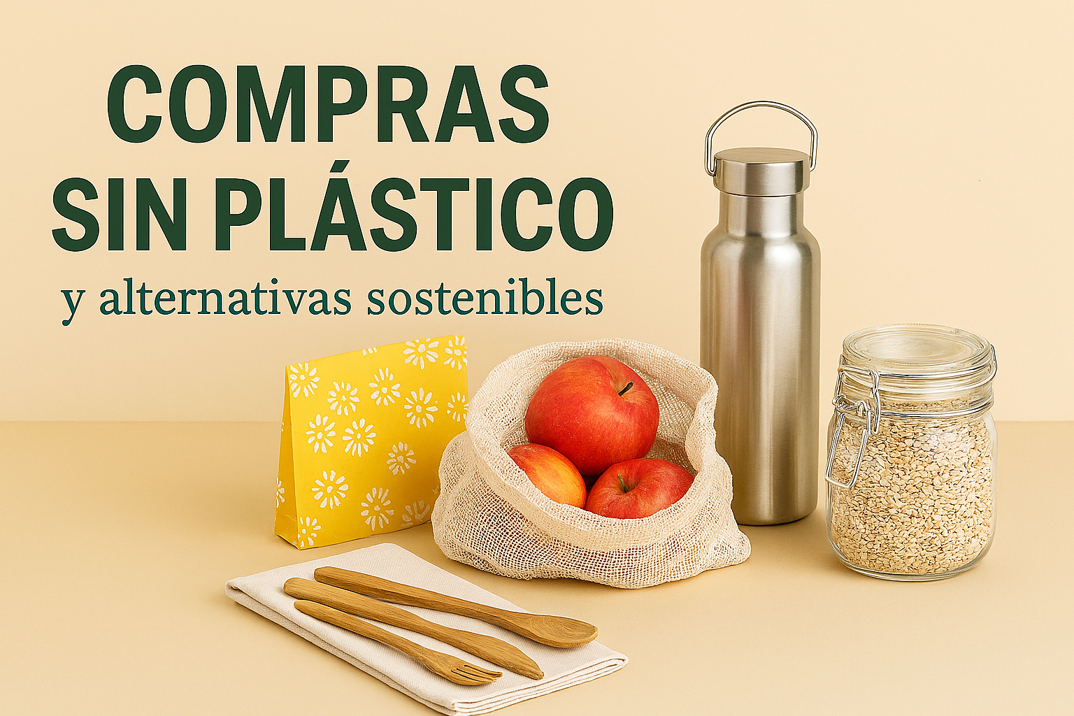 Alternativas al plástico — Guía práctica para una vida sin residuos